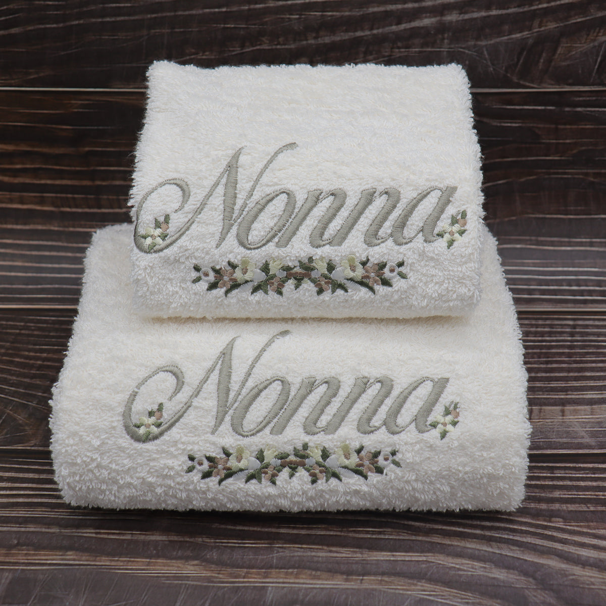 GC GAVENO CAVAILIA Noce Gaveno Cavailia-Asciugamani in 100% Cotone  Naturale, Spesso, Assorbente, 450 g/m², Confezione da 4, Colore, Hand Towel  (50x80 Cm), 4 unità 